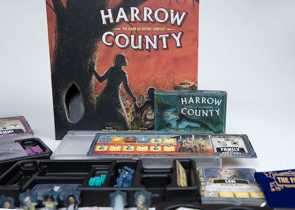 Harrow County board game with fair folk expansion