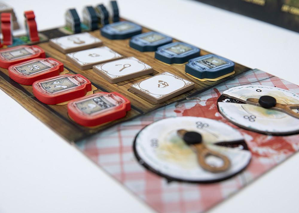 Harrow County board game deluxe mason jars