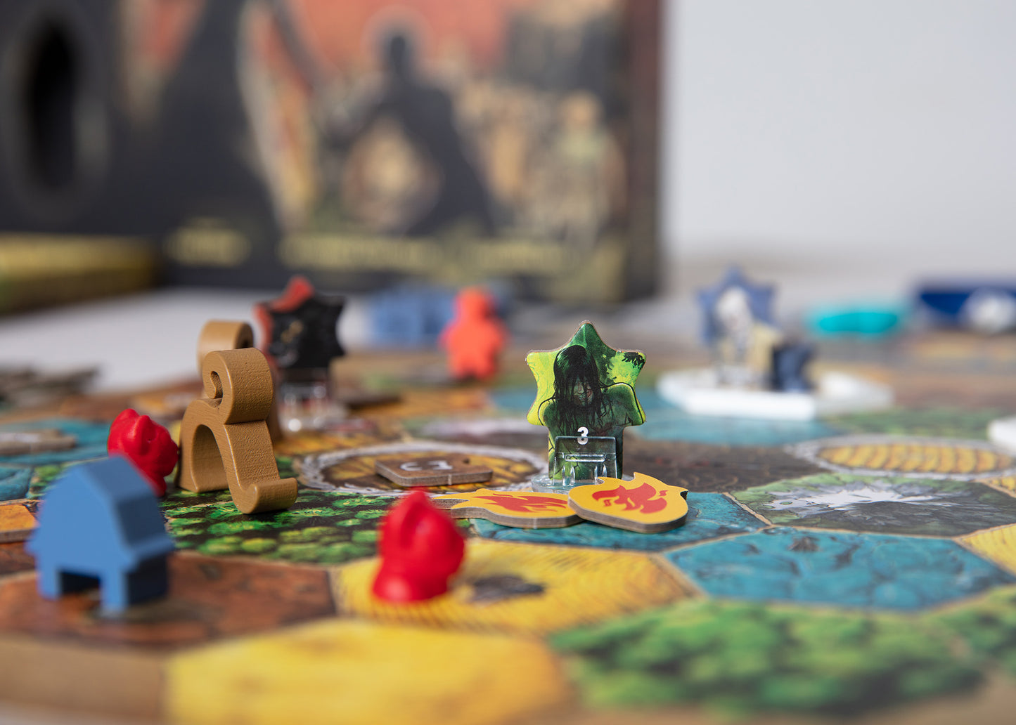 Harrow County board game pieces zoom in