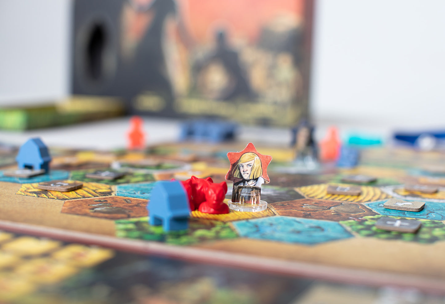 Harrow County board game character in peril
