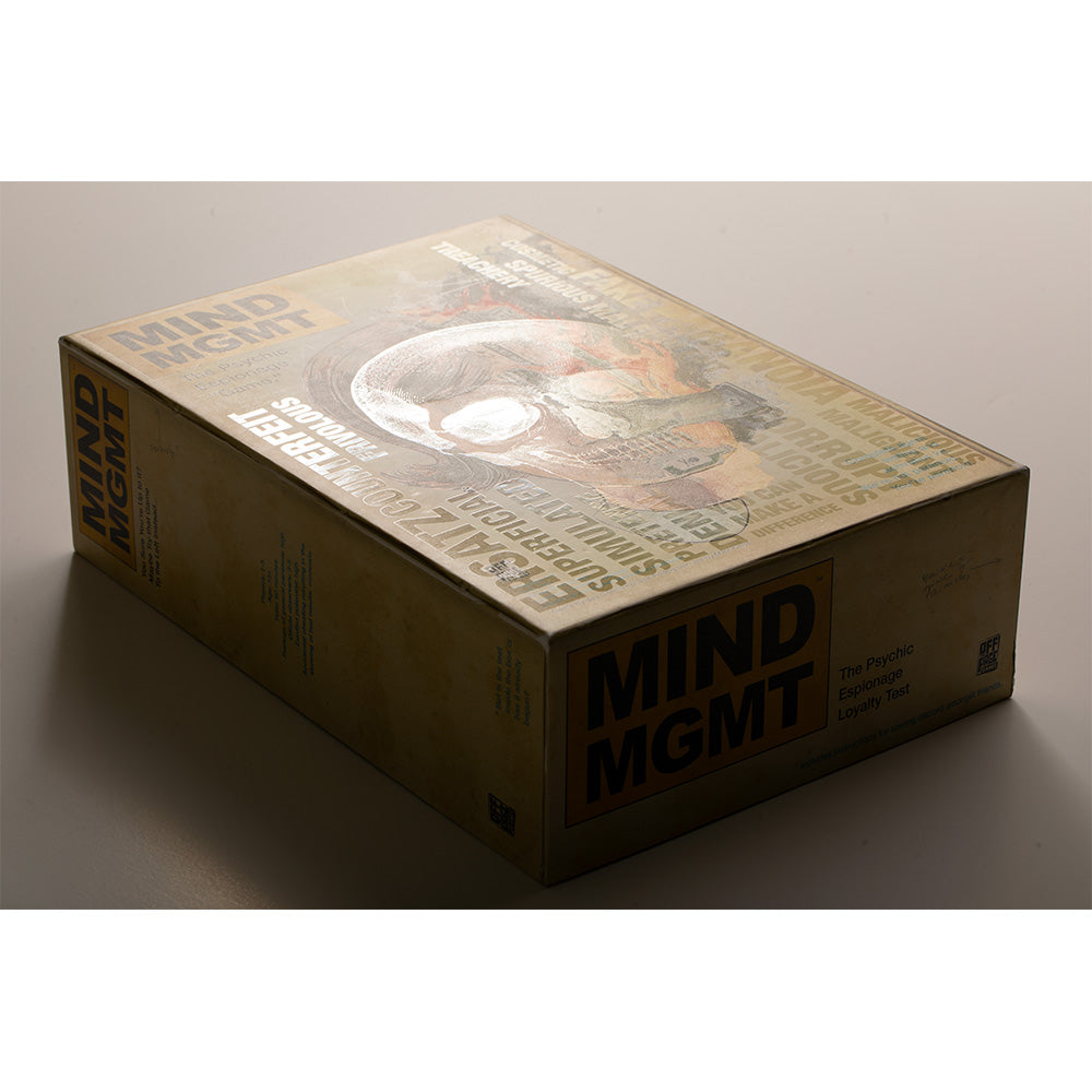 MIND MGMT board game secret box art