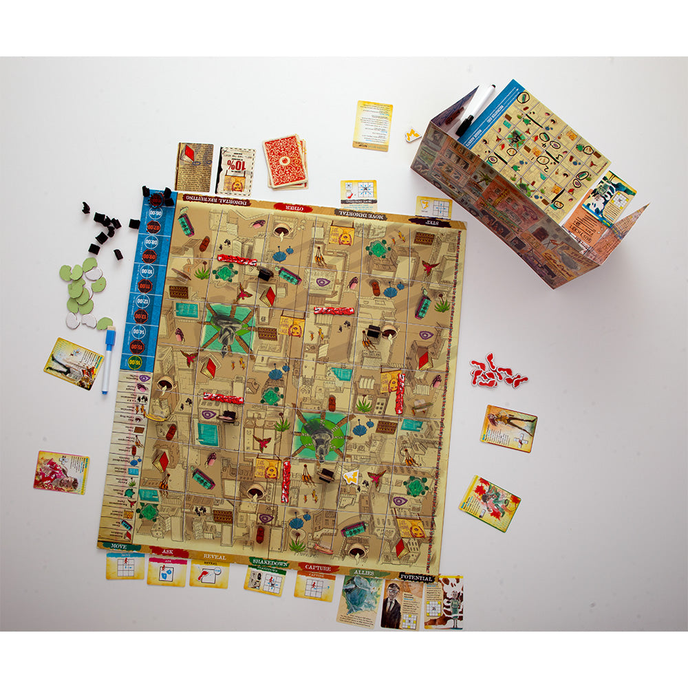 MIND MGMT board game on table