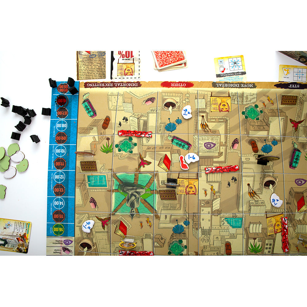 MIND MGMT board game countdown option