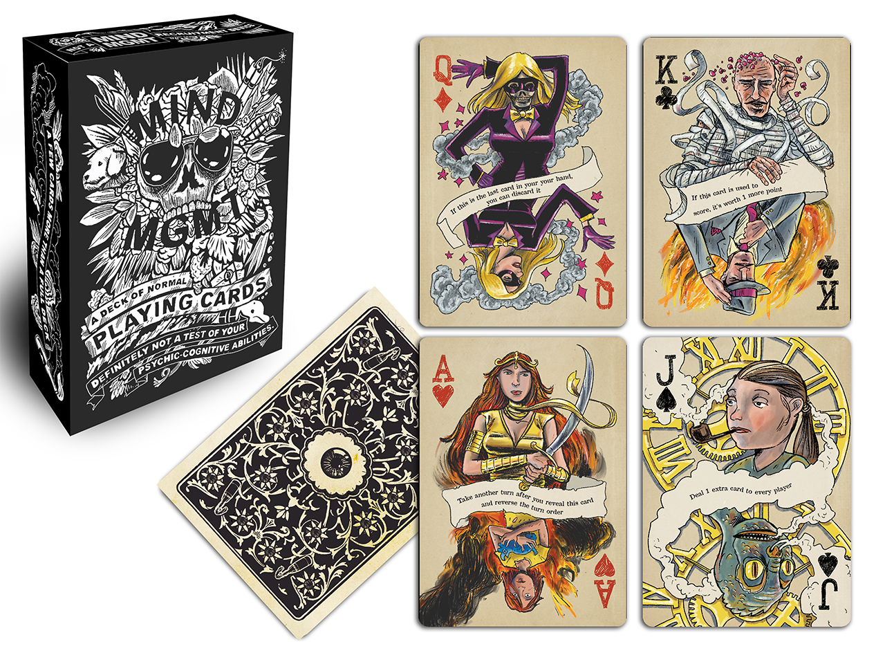 MIND MGMT: 12 decks of Playing Cards in Display Case